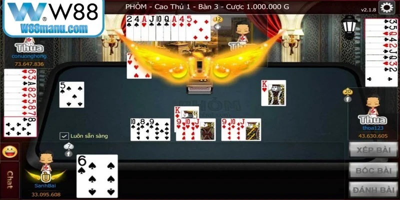 Phỏm online là trò chơi bài cược đẳng cấp đang được săn đón tại KUBET